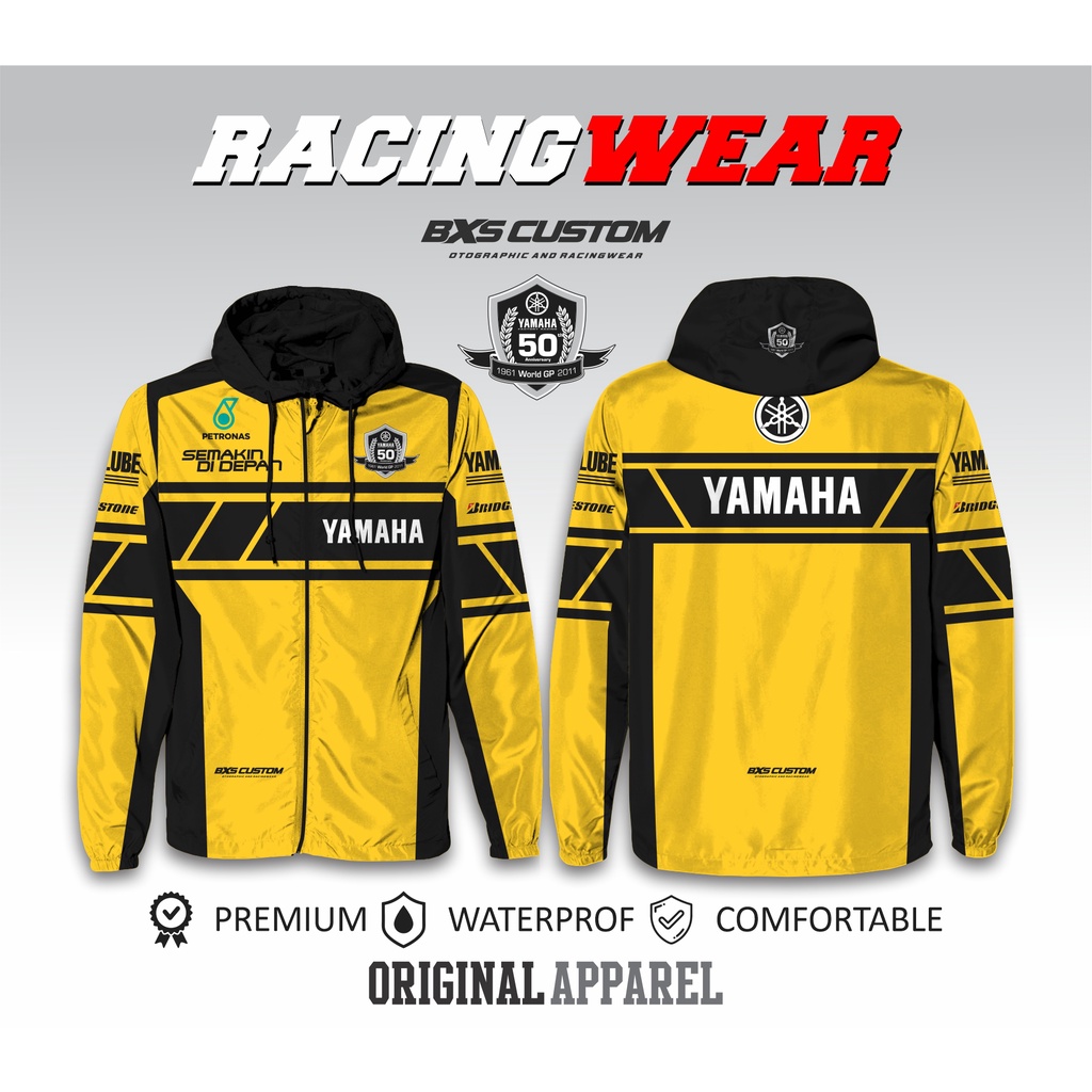 Chaqueta Del 50 Aniversario YAMAHA Motogp LIVERY Impermeable