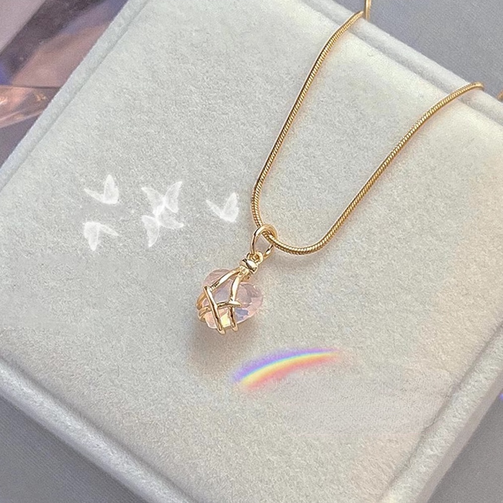 Collana con iniziale, ciondolo e perline - Multicolore - Bambina
