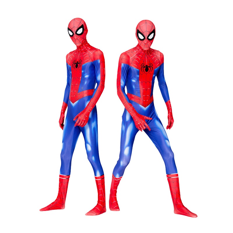 Traje Elástico De Spiderman Para Cosplay Y Juegos De Rol Shopee Colombia