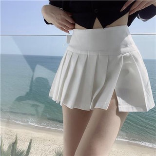 Falda Plisada Para Mujer Verano 2022 Nueva Negra Corta Cintura Alta Una  Línea Mini Minifalda