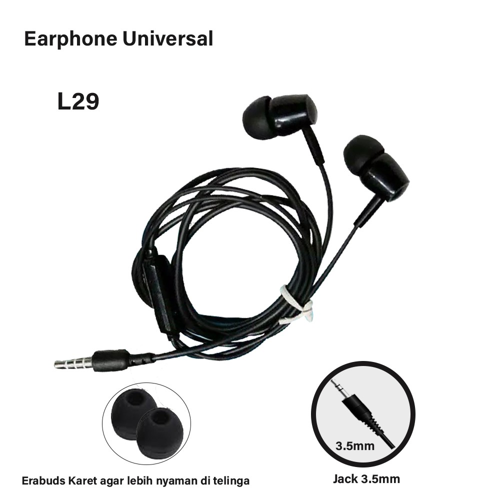Auriculares - auriculares - manos libres Universal L29 estéreo