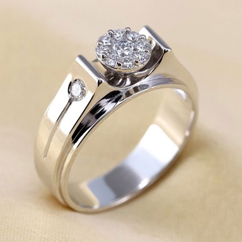 Anillo De Color De Plata De Compromiso Para Mujer 2020 Nueva Moda AAA Diseno De Garras Transparentes Anillos De Circon Joyeria Nupcial Shopee Colombia