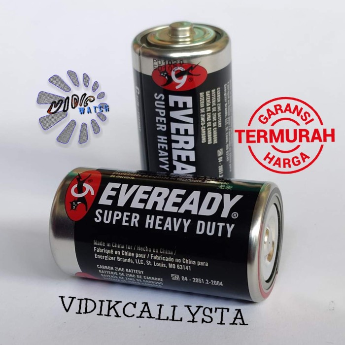 Batería Tipo D 1.5 V Eveready (Par)