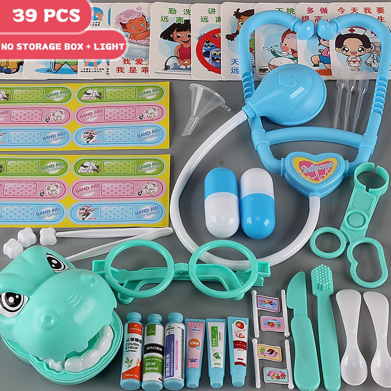 Kit Médico Infantil Con Estetoscopio Y Disfraz – Juego De Rol De Doctora Para Niñas Y Niños, Regalo De Imitación