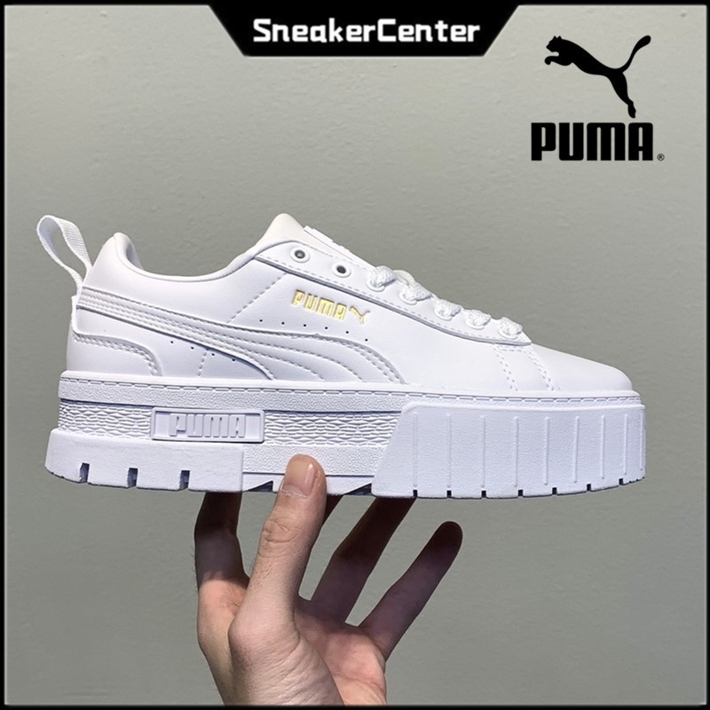 Puma con suela gruesa new arrivals