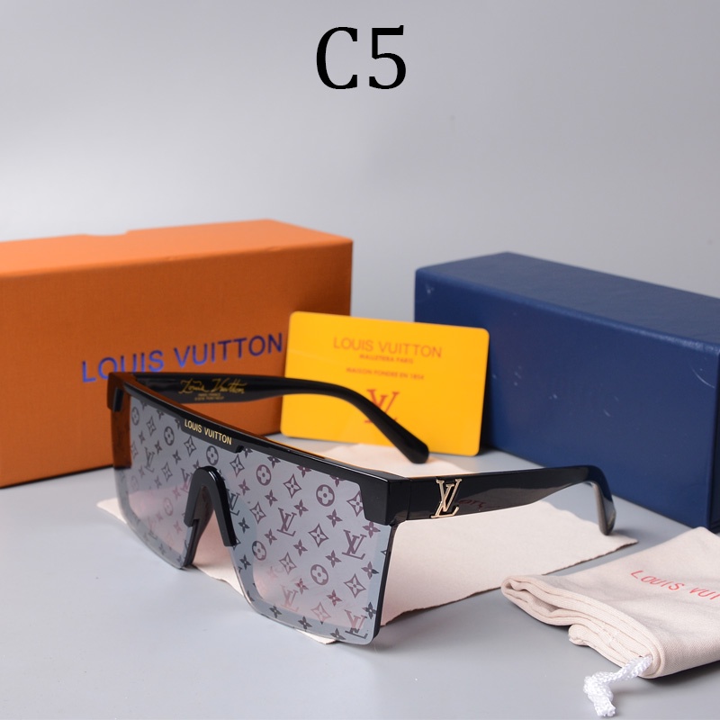 Lv Louis Vuitton Gafas De Sol Cuadradas De Lujo Hombres Mujeres Moda UV400  2429 Sin Logotipo