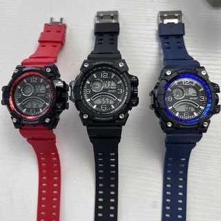 Listo Stock Casio moda hombres reloj deportivo impermeable Jam LED