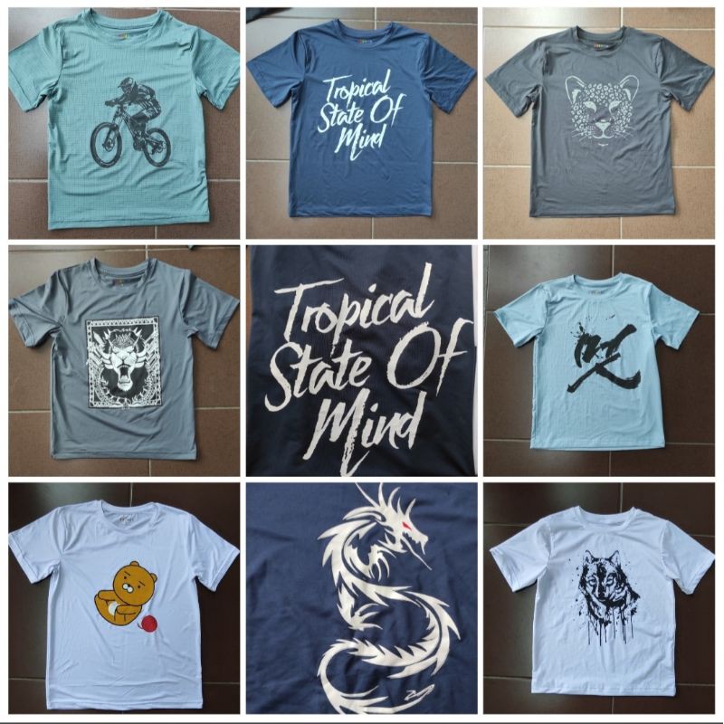 Camisetas Para Ni os Adolescentes De 7 A 14 A os Dry Fit Tee