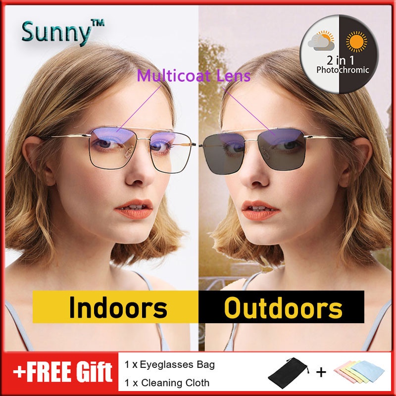 Gafas de sol cuadradas de moda para hombre y mujer, lentes de sol de estilo  David