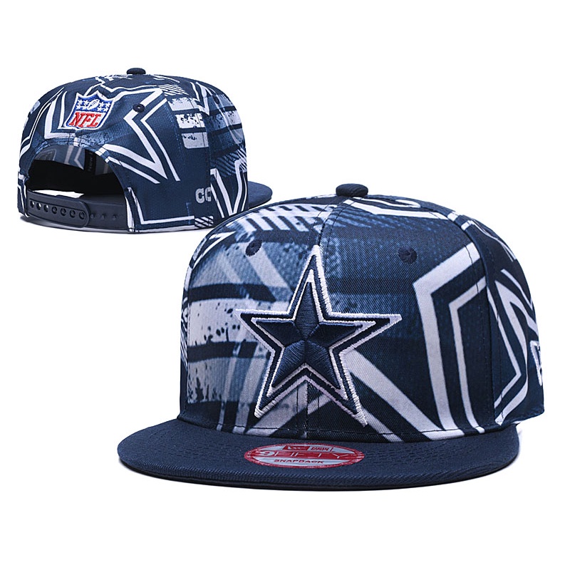 N-F-L Gorra Dallas Cowboys Plain Snapback Sport Fan Baseball QVUG