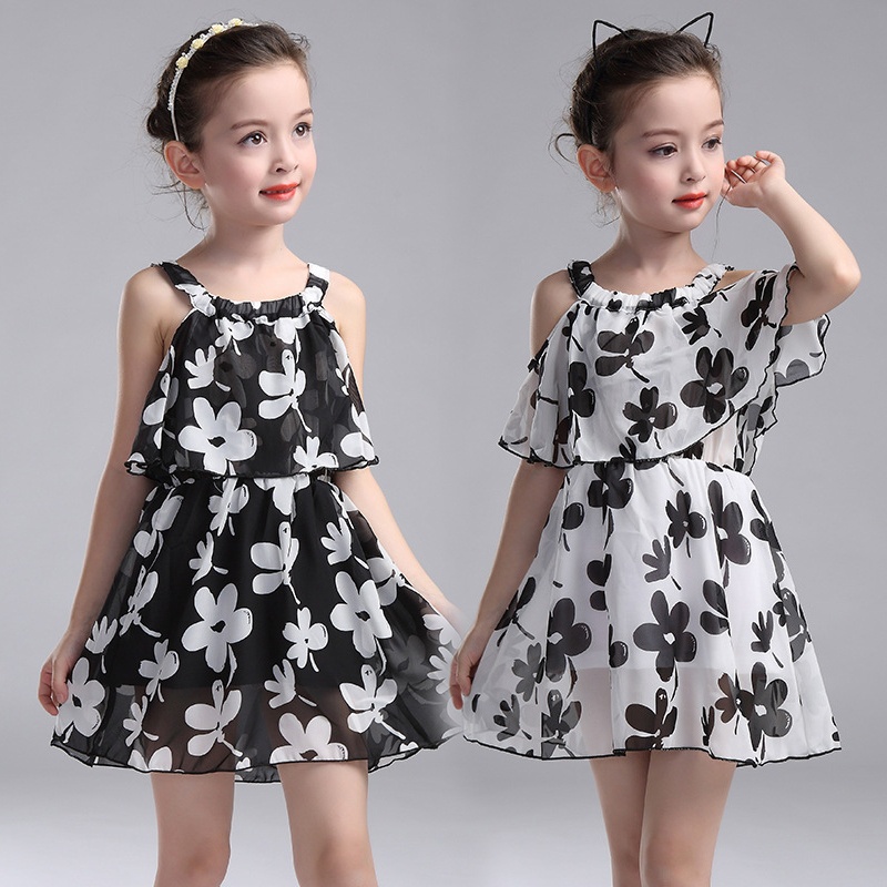 Bebé niñas vestido nueva moda verano ropa de niños niños vestido de flor  gasa princesa disfraz Vestidos 3-13 años