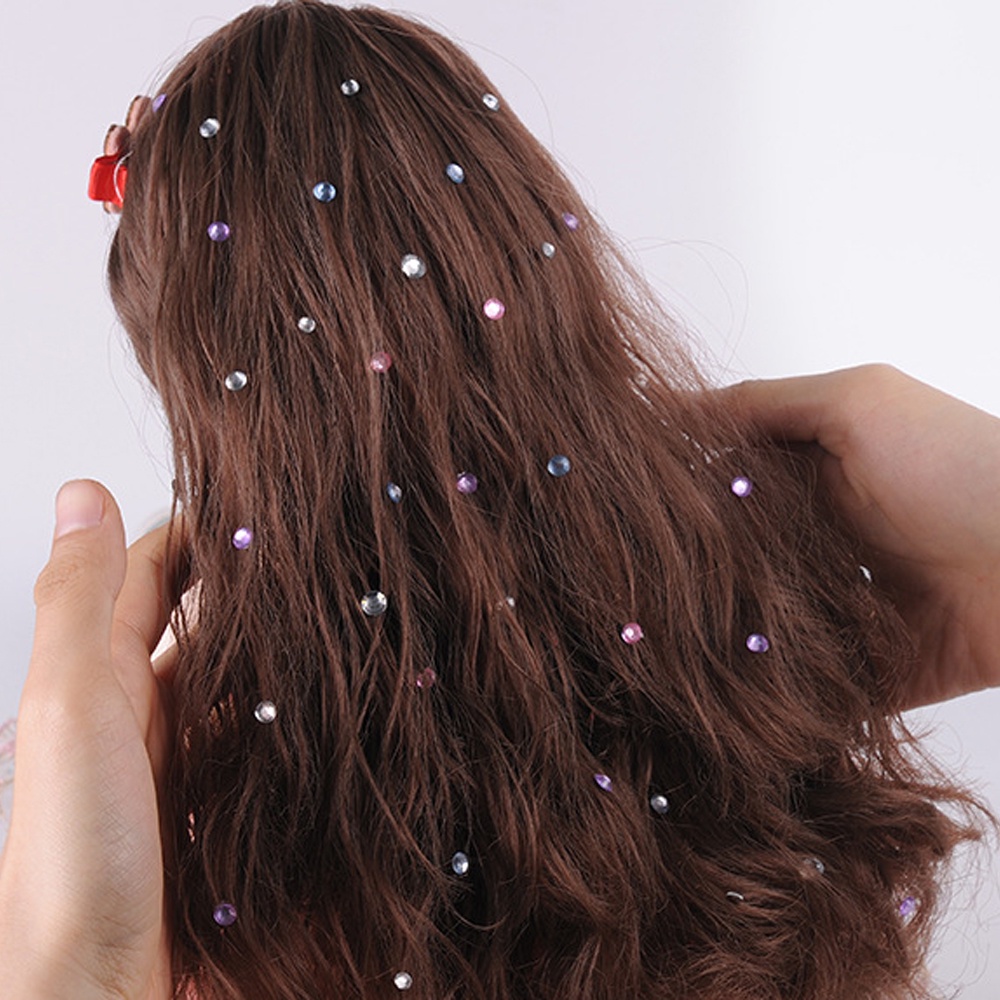 JTKE Brillante Diamante Decoración Del Cabello Máquina Grapadora 180 Gemas  Taladro Pegatinas DIY Set Herramienta De Peinado Para Niñas | Shopee  Colombia