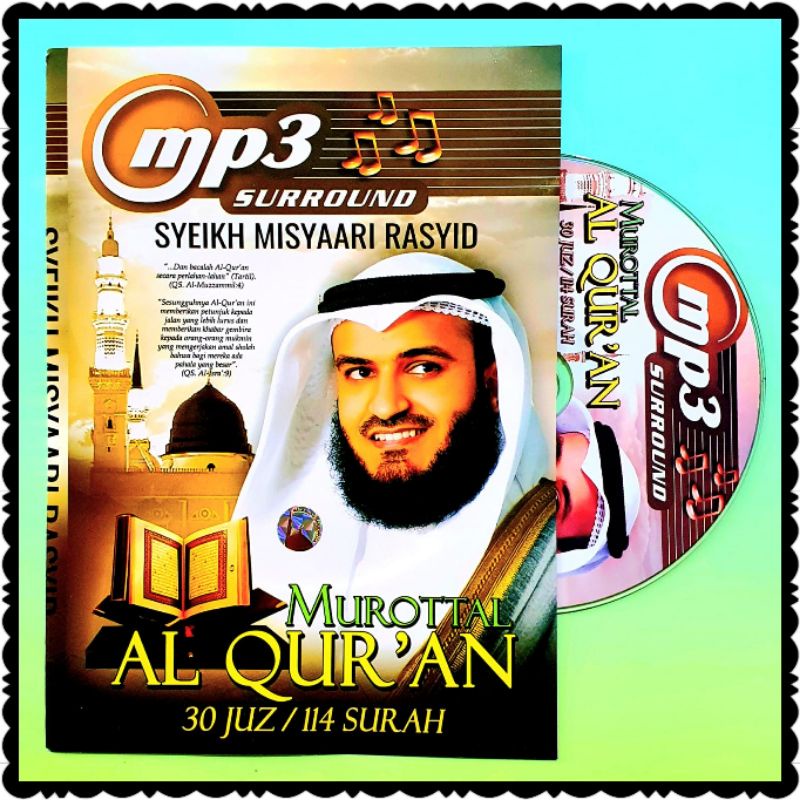 Cassette MP3 CD ORIGINAL MUROTTAL AL QURAN 30 JUZ Completo Con SYEIKH