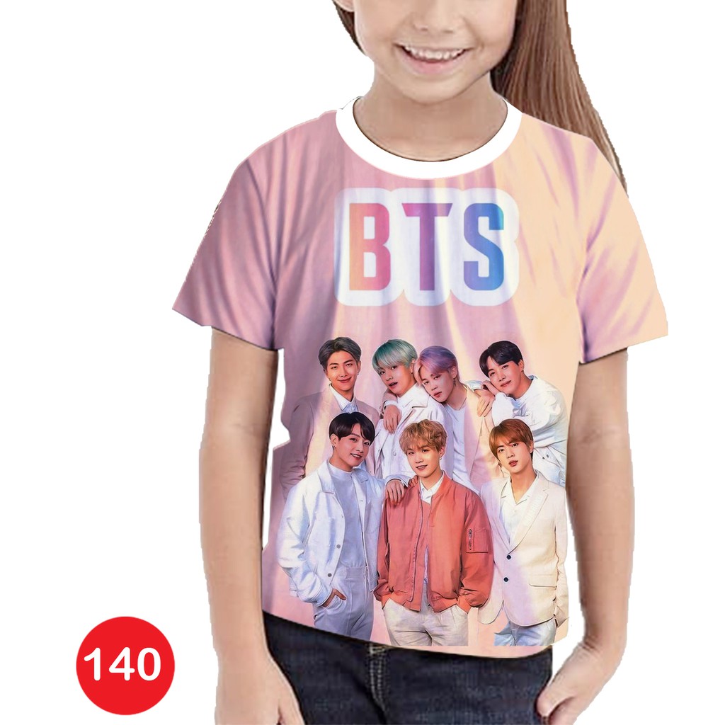 BTS - Conjunto de camiseta y pantalones unisex BTS para niñas, A7