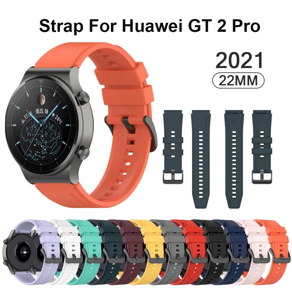 Correa De Silicona De 22MM Para Huawei Watch GT4 46mm Repuesto Smartwatch  Pulsera GT2 GT3 SE