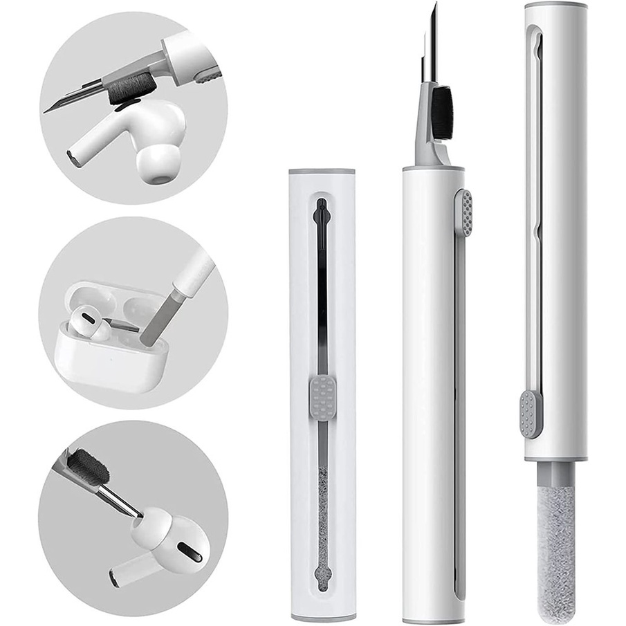 Kit de limpieza de auriculares Bluetooth 3 en 1 para Airpods Pro 1, 2, 3,  bolígrafo de limpieza, herramientas para Samsung, Xiaomi, Huawei