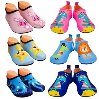 Zapatos de agua de dibujos animados para bebés y niños, calcetines  acuáticos descalzos, antideslizantes, para piscina, Playa y Surf -  AliExpress