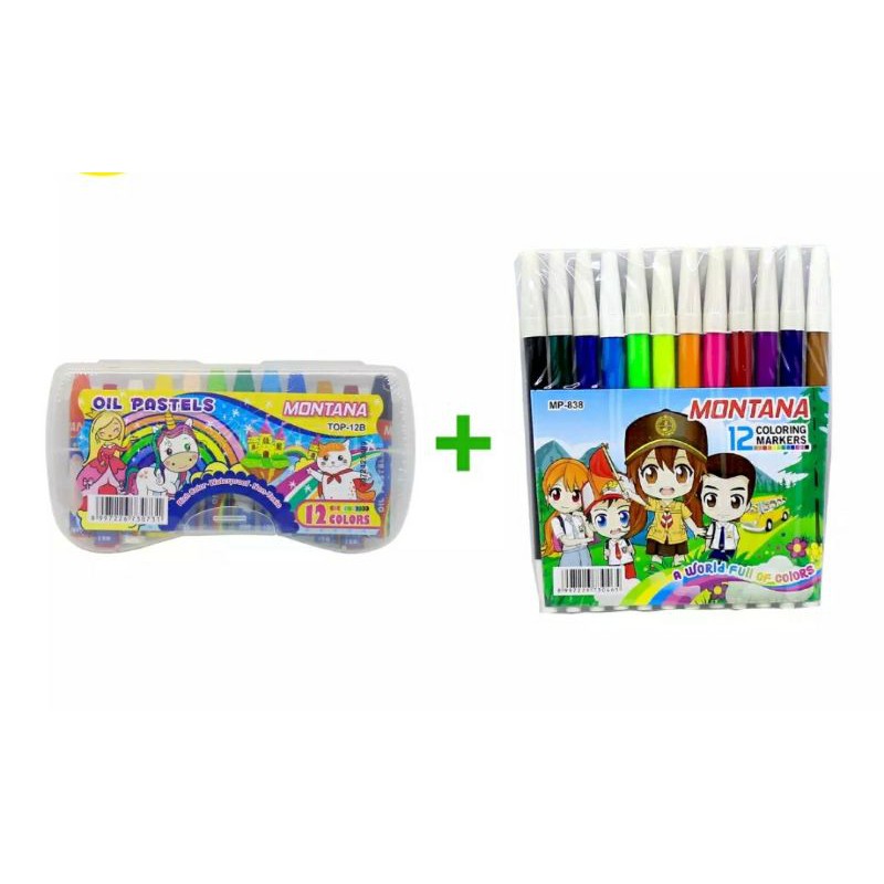 Paquete para colorear lápices de colores baratos para niños, lápices de colores  para colorear lápices de colores paquete crayones y marcadores