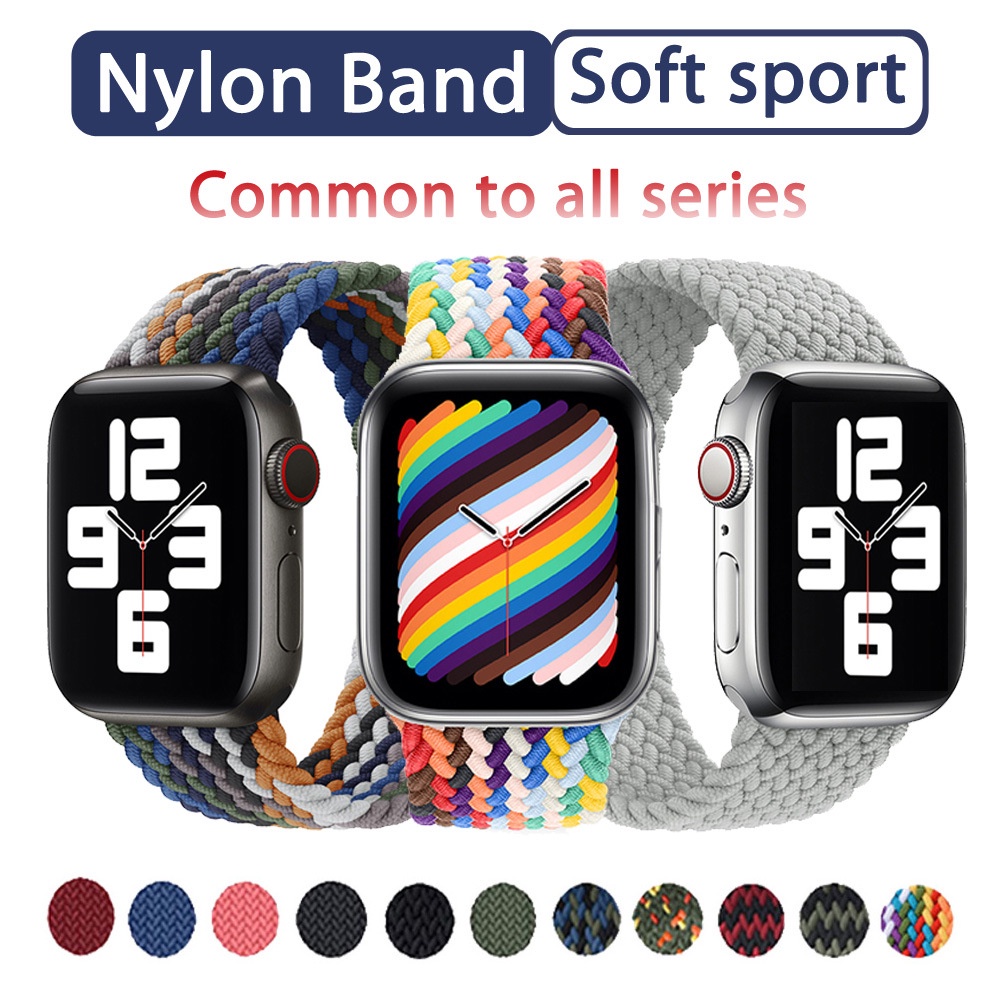 Para Reloj Inteligente Correa Apple Watch Tejida Adecuado Para