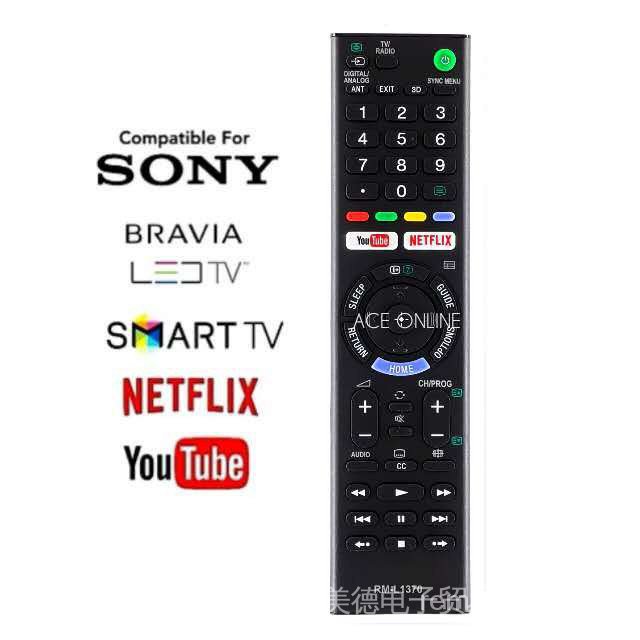  Mando a distancia universal de repuesto para Sony Bravia Smart  TV, Sony TV+CC, LCD LED HDTV : Electrónica