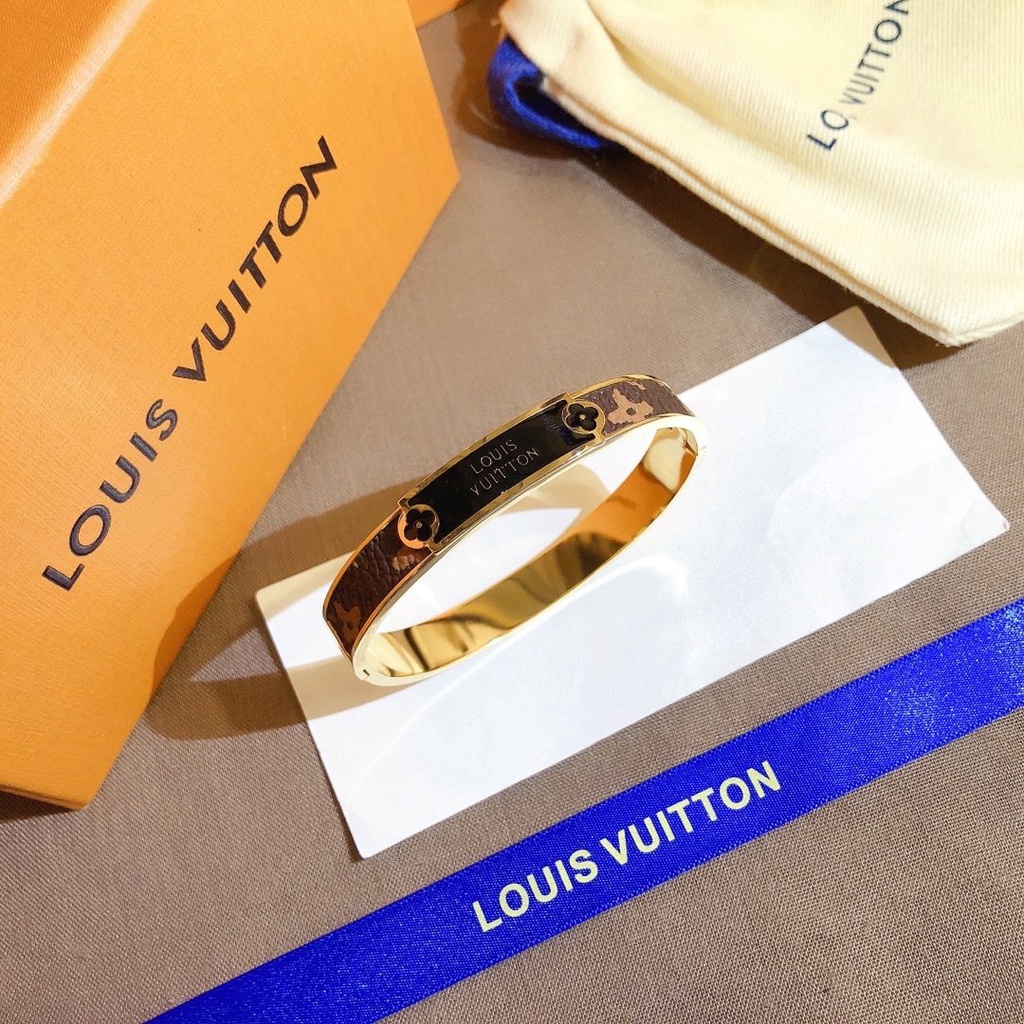 Coreano LV Pulsera De Acero De Titanio Letra Louis Vuitton Brazalete De La  Joyería Pareja Para Los Hombres Y Las Mujeres Boda/Cumpleaños