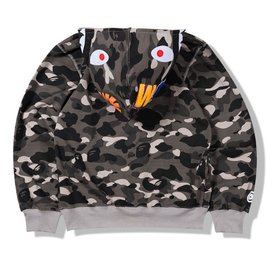 En Stock] Nueva Chaqueta Con Capucha Bape Camuflaje Casual Hombres