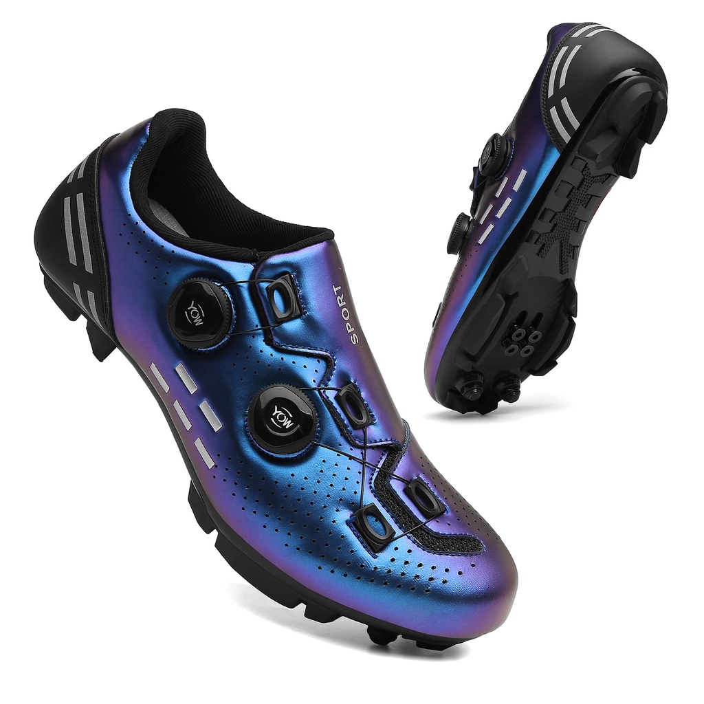 MTB Zapatos De Ciclismo De Fibra De Carbono De Los Hombres Cleats