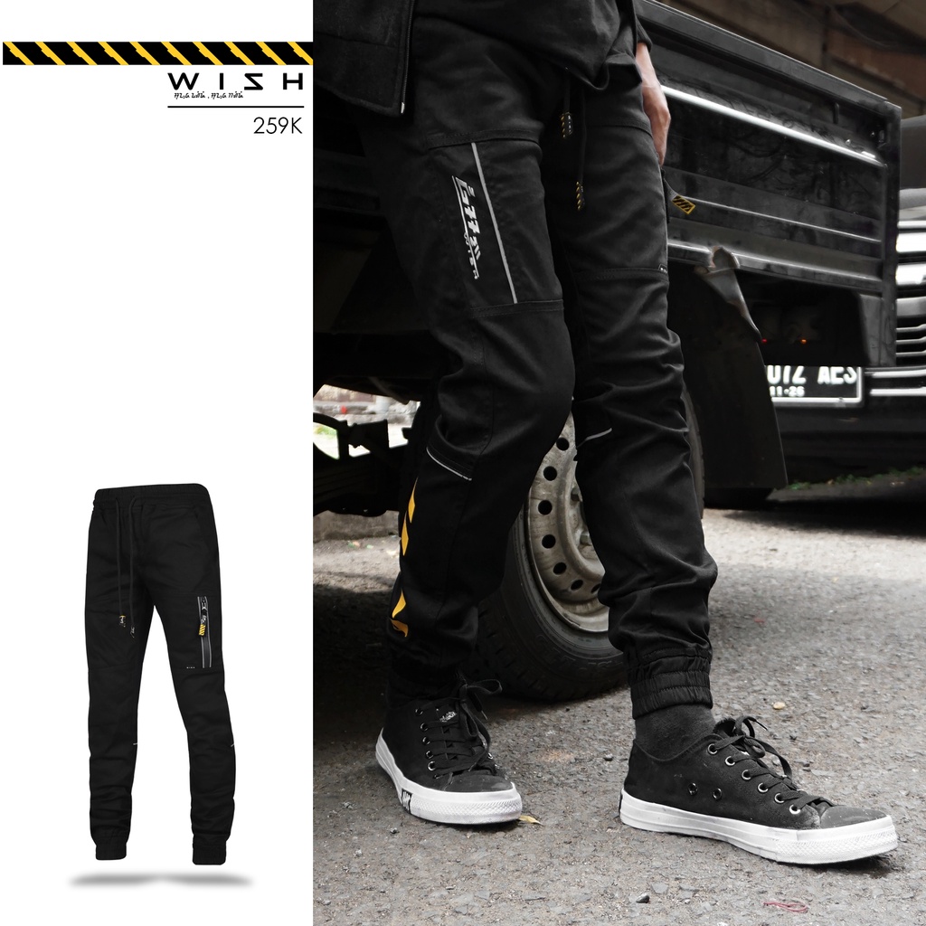 Pantalones Jogger Negro para hombre