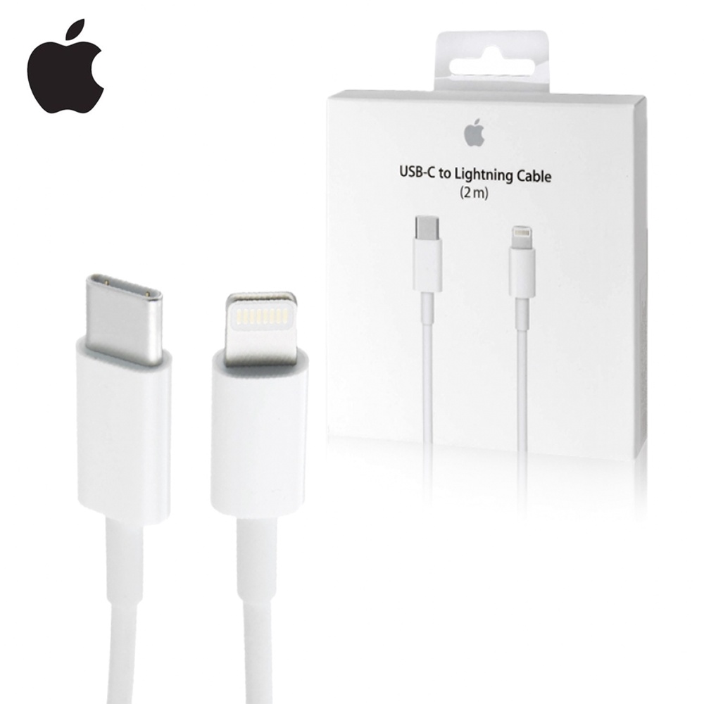Cable Cargador Apple Original Tipo C a Lightning iPhone iPad 1m