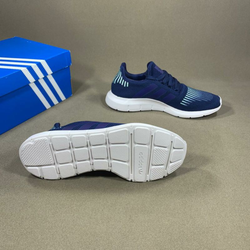 Adidas SWIFT RUN B37740 azul oscuro Blephone hombre Shopee Colombia