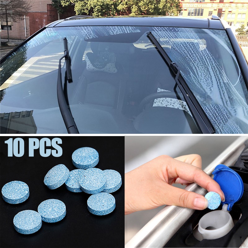 Pastillas efervescentes para limpiaparabrisas de coche, tableta