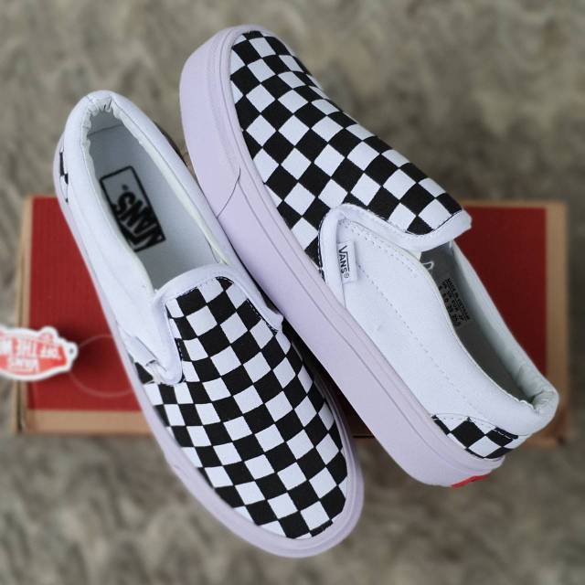 Tenis vans shop estilo ajedrez