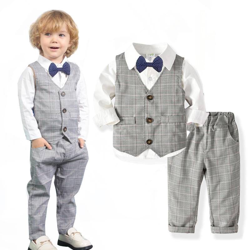 Traje de niño online con chaleco