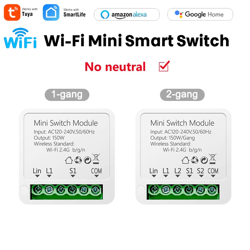 Interruptor-Mini Wifi sin neutro