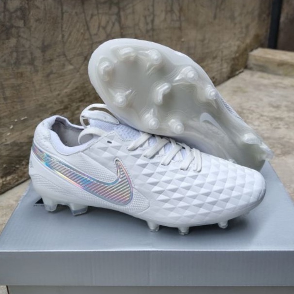 Nike tiempo outlet blanc