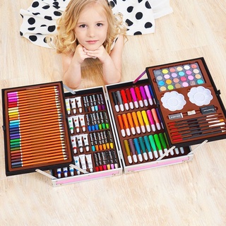 Set De Arte Para Niños 208 Piezas Portátil Crayon Colores – Insanto  Tecnologia