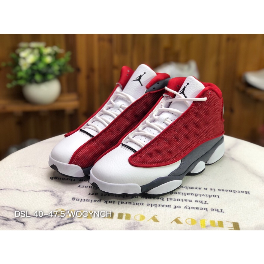 Jordan retro 13 discount rojo con blanco