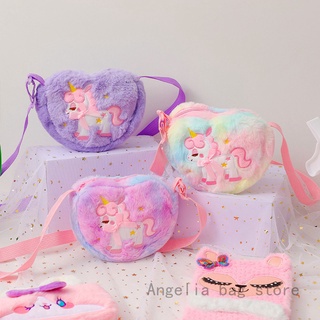 Riñonera con lentejuelas de unicornio para niñas, bolso de hombro