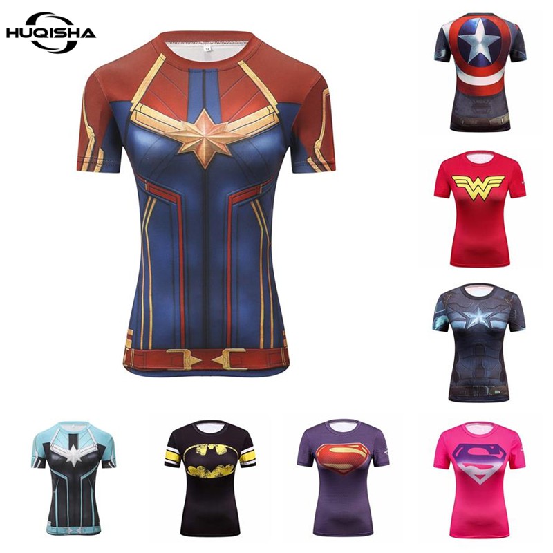 Camisas de superhéroes para mujer sale