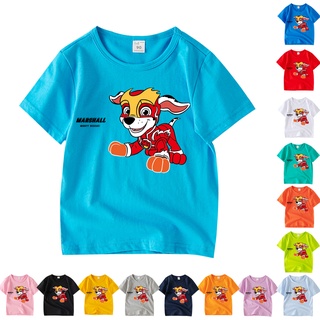 Camiseta Patrulla Canina Marshall personalizada. Paw Patrol