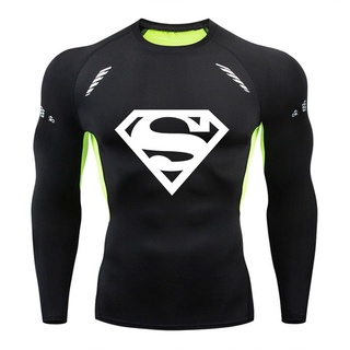 Camiseta Negra Hombre Superman ADN