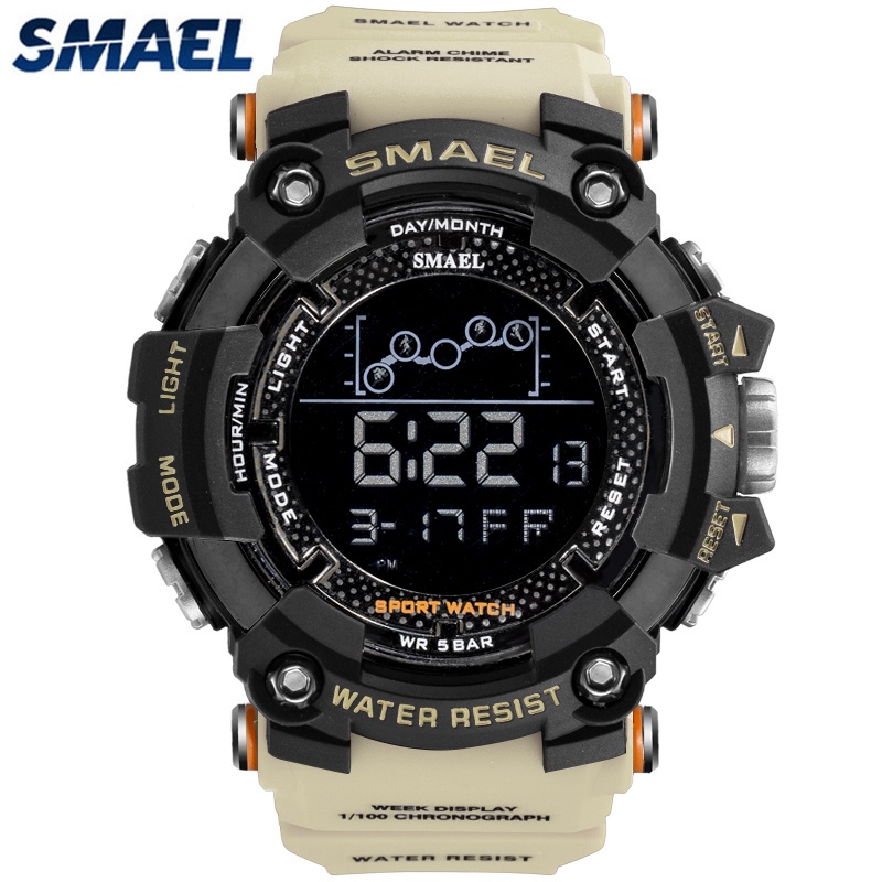 Smael 1545 Reloj Smael Instrucciones SMAEL Hombres Reloj Deportivo