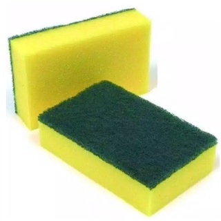 HIJAU Esponja Lavavajillas De Espuma Verde Amarillo Lavado De