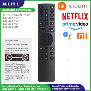 Para XMRM-00A-006-008 Nuevo Mando A Distancia De Voz original Para mi 4A 4S  4X 4K Ultra HD Android tv Para Xiaomi Box S 3 4K stick