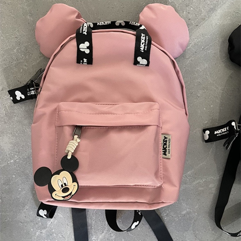 zara mickey schoolbag de dibujos animados mickey mouse color solido bolso de hombro linda chica ligera mochila Shopee Colombia