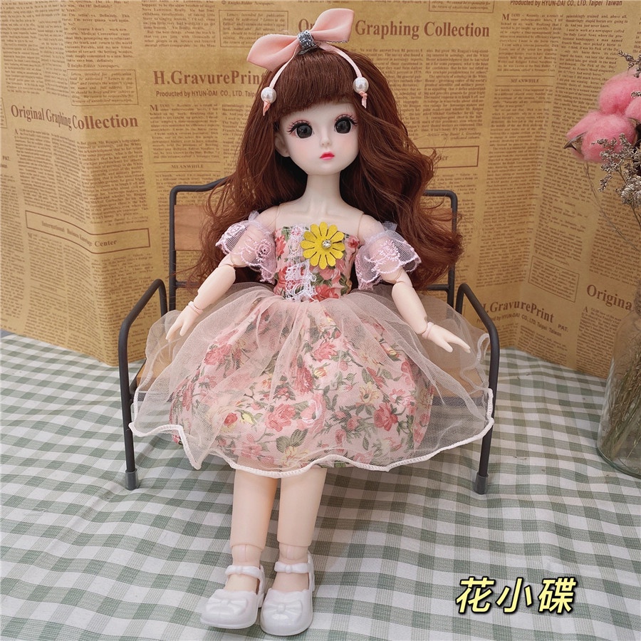 30cm mode poupée 1/6 BJD poupées corps maquillage 3D yeux longue