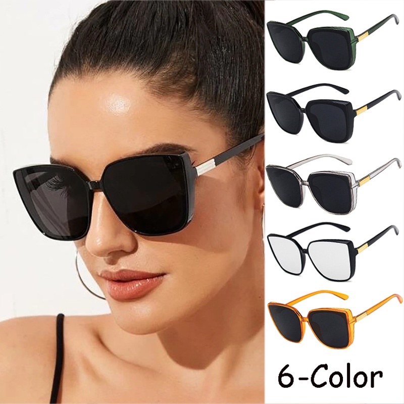 Señora ojo de gato gafas de sol personalidad clásico Unisex