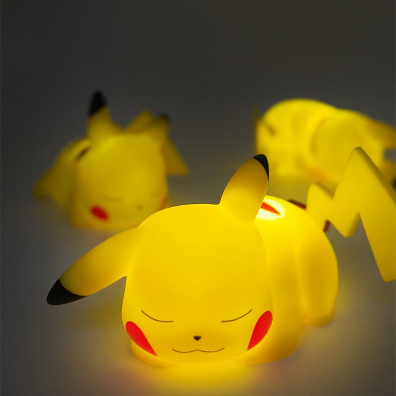 Pokemon Pikachu juguetes de luz nocturna peque os aficiones figura