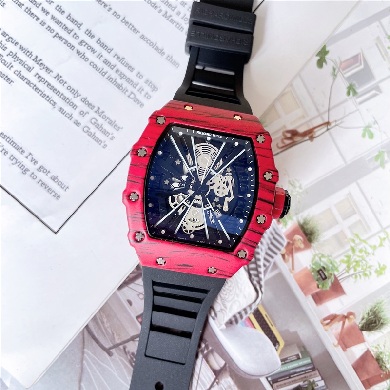 Richard Mille Reloj De Cuarzo Con Hebilla De Silicona Dise o De