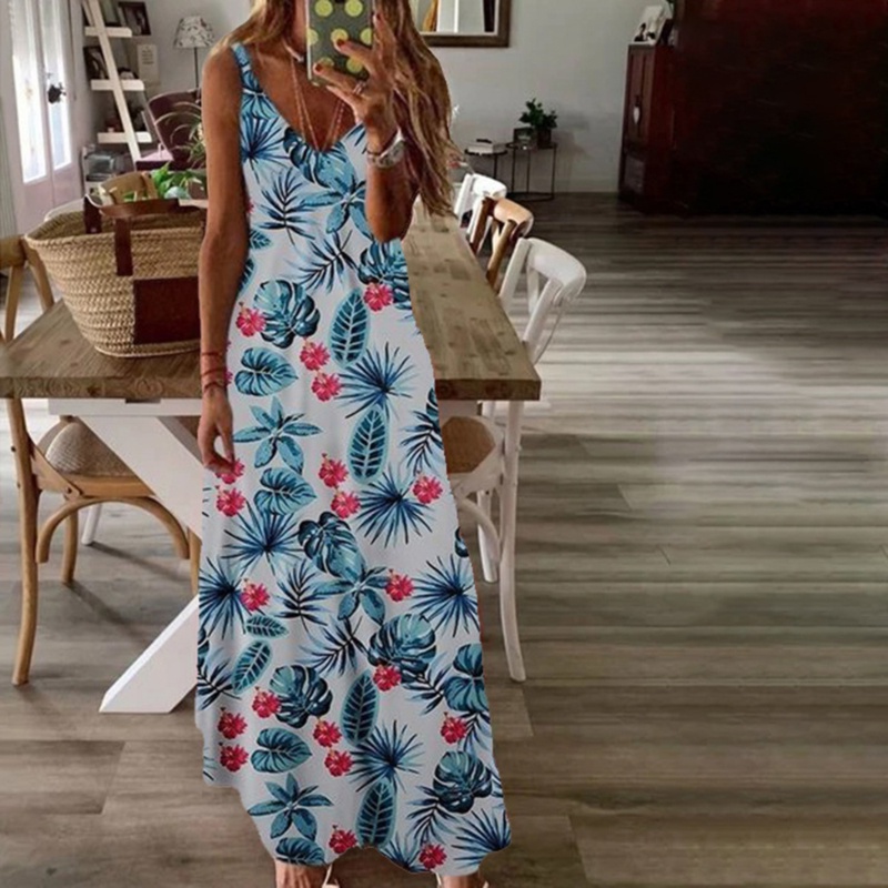  Vestido de verano para mujer, a la moda, casual, con